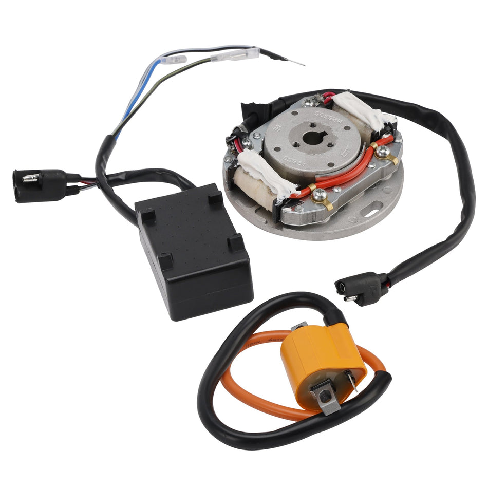 1977-2001 スズキ RM80 イグニッションコイル フライホイールローター ステーター CDI キット 32900-20420