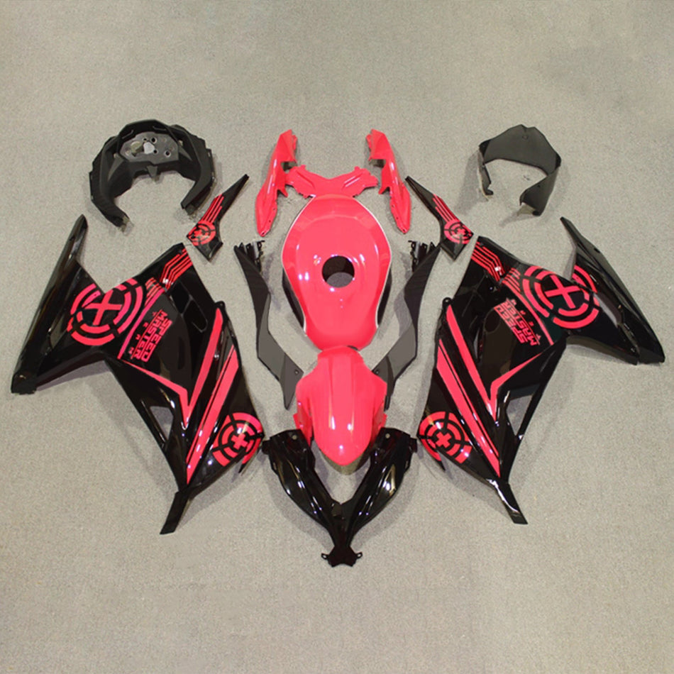 インジェクションフェアリングキット ボディワーク プラスチック ABS カワサキ EX300 Ninja300 2013-2024 に適合