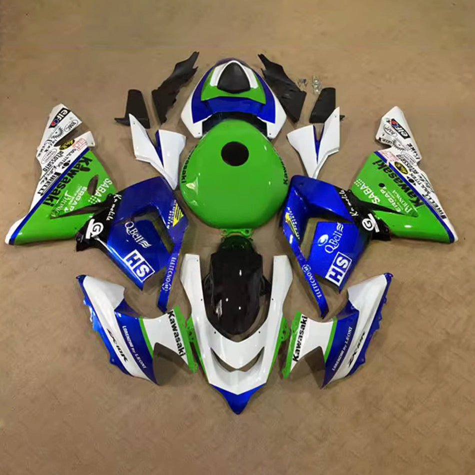 インジェクションフェアリングキット ボディワーク プラスチック ABS カワサキ ZX10R 2004-2005 に適合