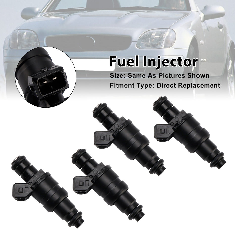 メルセデス・ベンツ SLK (R170) 230 コンプレッサー 96-00 用 燃料インジェクター 4個 0000788123