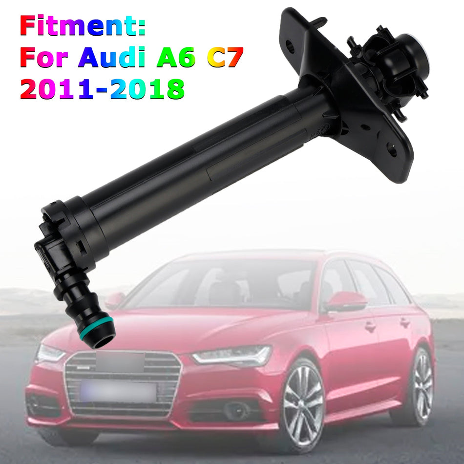 2011-2018 アウディ A6 C7 フロントヘッドライトスプレーウォッシャーノズル 右 4G0955102