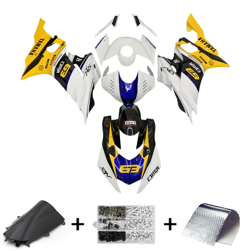 2017-2022 ヤマハ YZF-R6 フェアリングキット ボディワーク プラスチック ABS