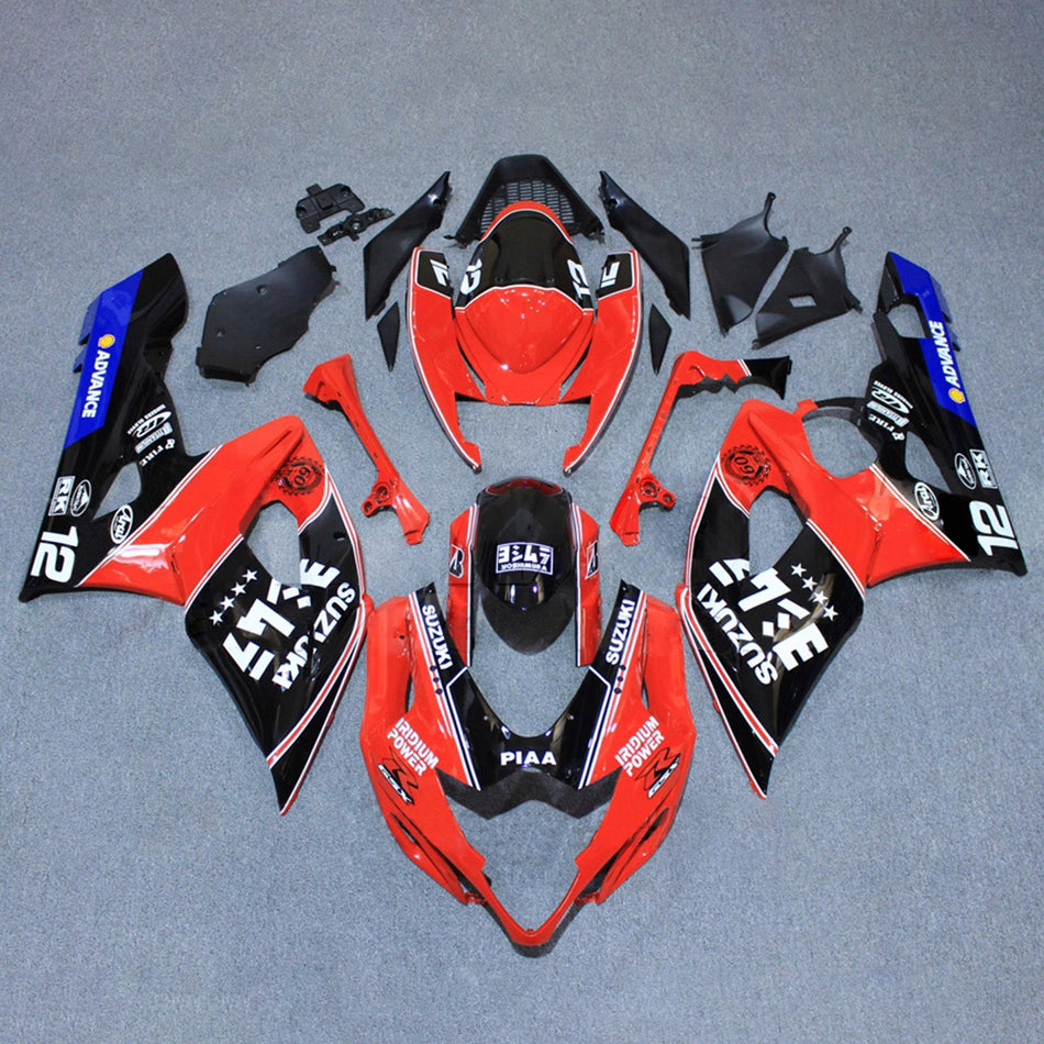 スズキ GSXR1000 2005-2006 K5 用 インジェクションフェアリングキット ボディワーク プラスチック ABS