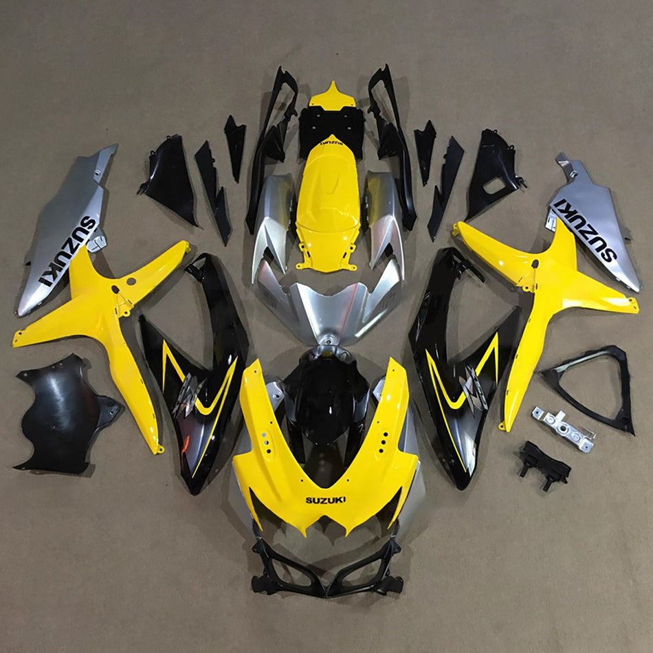 スズキ GSXR 600/750 2008-2010 K8 用 インジェクションフェアリングキット ボディワーク プラスチック ABS