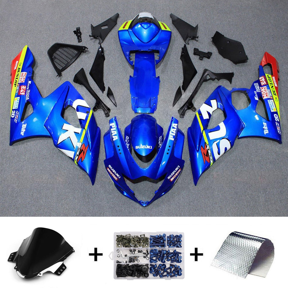 スズキ GSXR1000 2005-2006 K5 用 インジェクションフェアリングキット ボディワーク プラスチック ABS