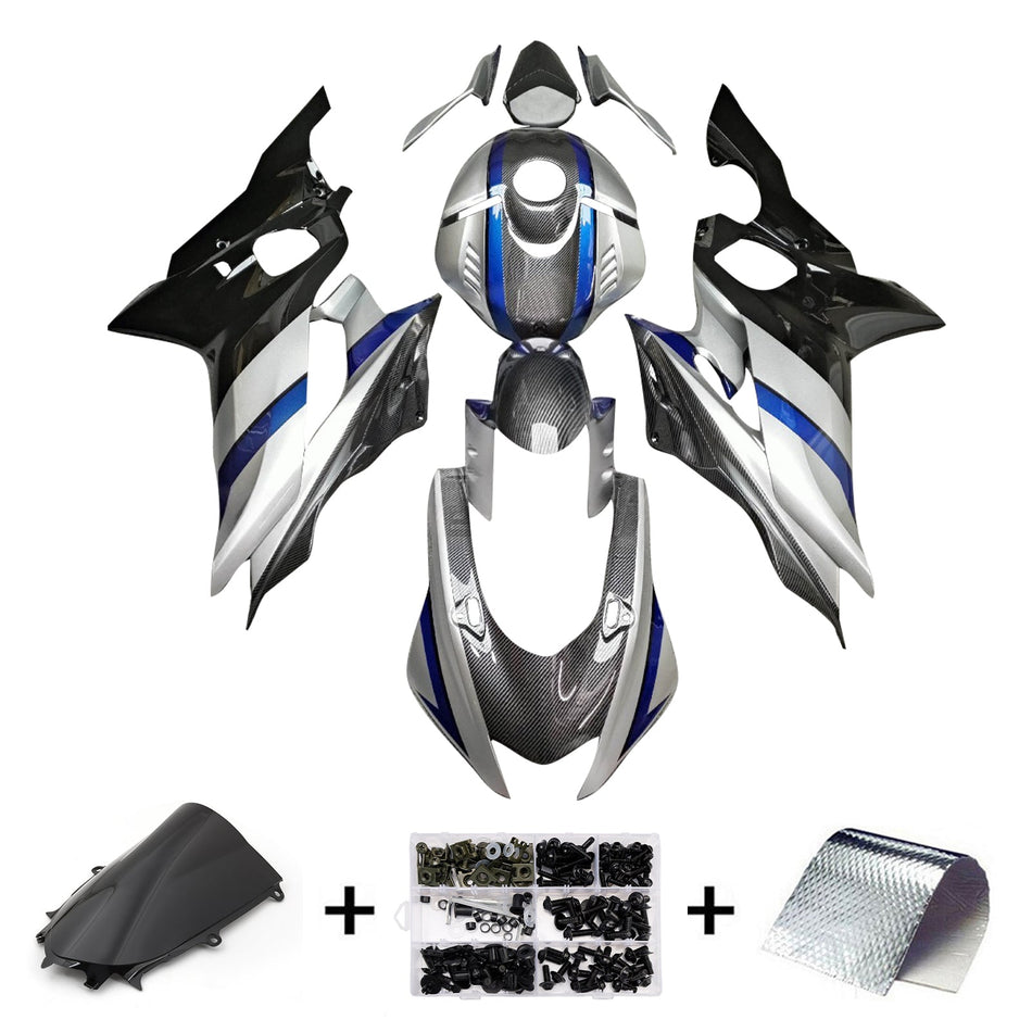 インジェクションフェアリングキット ボディワーク プラスチック ABS ヤマハ YZF-R6 2017-2023 に適合