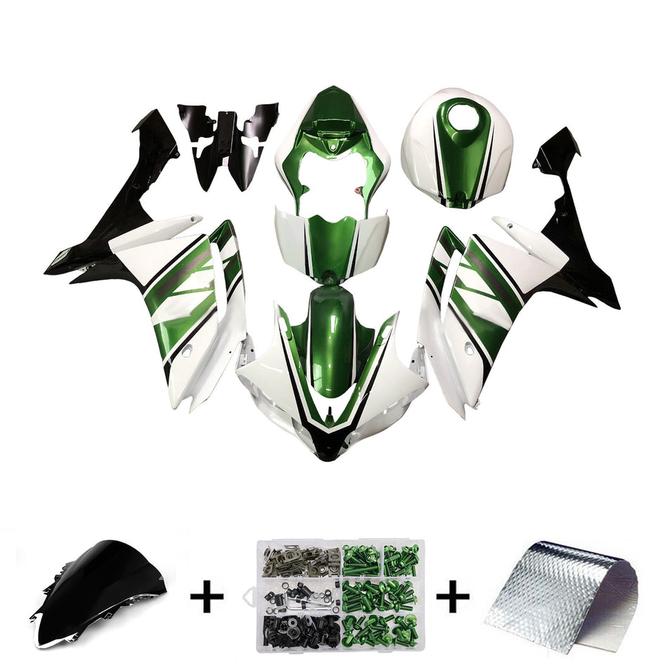 ヤマハ YZFR1 YZF-R1 2007-2008 用 インジェクションフェアリングキット ボディワーク プラスチック ABS