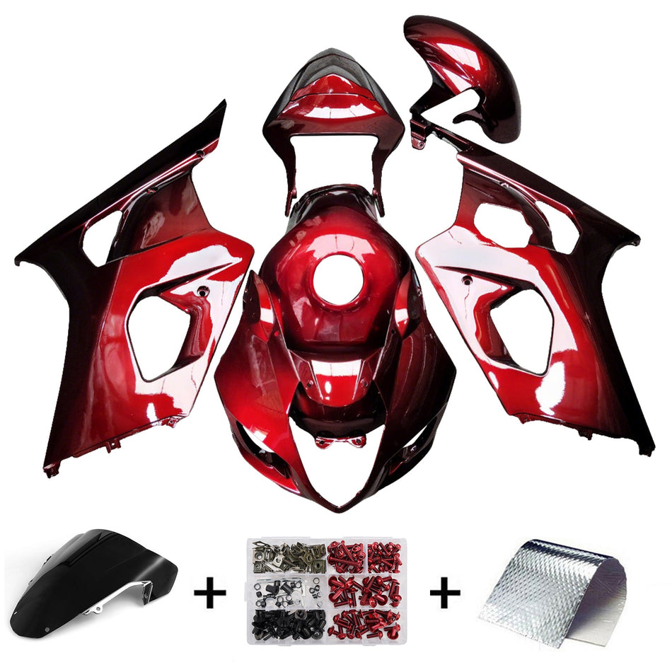スズキ GSXR1000 2003-2004 K3用 インジェクションフェアリングキット ボディワーク プラスチック ABS