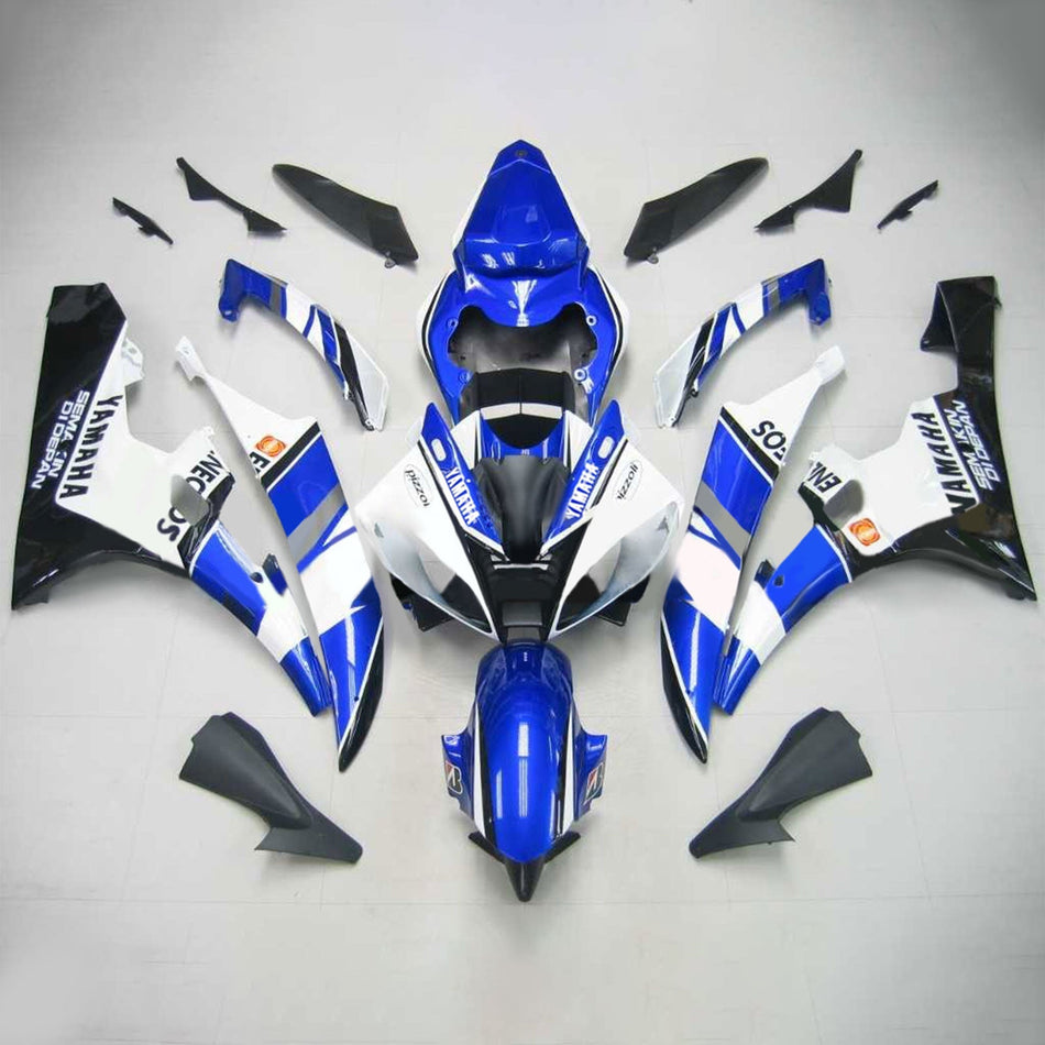 2006-2007 ヤマハ YZF 600 R6 Amotopart インジェクションフェアリングキット ボディワーク プラスチック ABS #122