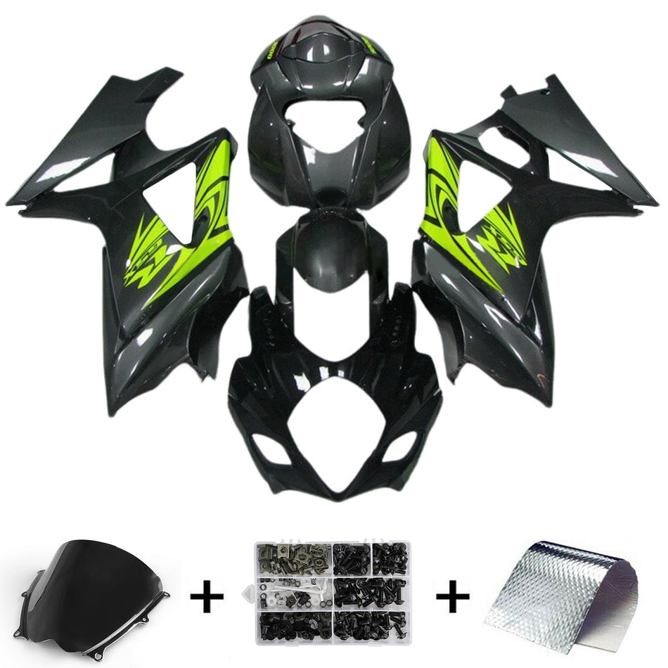 2007-2008 スズキ GSXR1000 K7 フェアリングキット ボディワーク プラスチック ABS