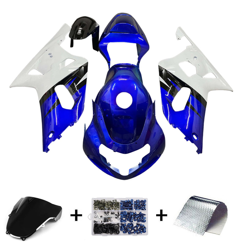 スズキ GSXR600 2001-2003 GSXR750 2000-2003 K1 用インジェクションフェアリングキットボディワーク