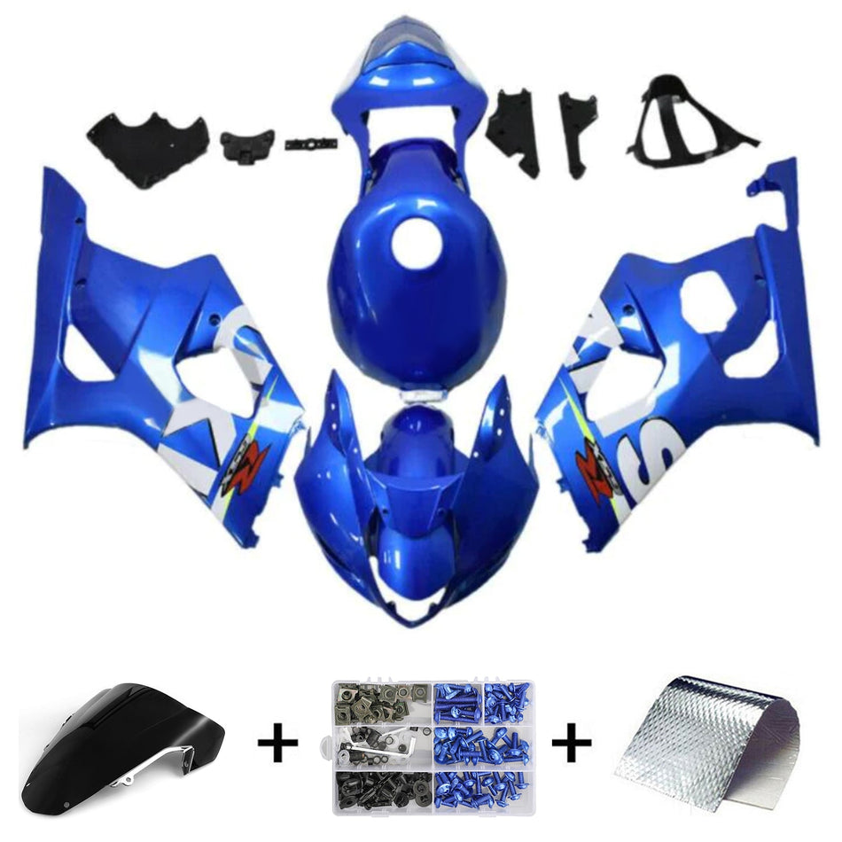 2003-2004 スズキ GSXR1000 K3 インジェクションフェアリングキット ボディワーク プラスチック ABS