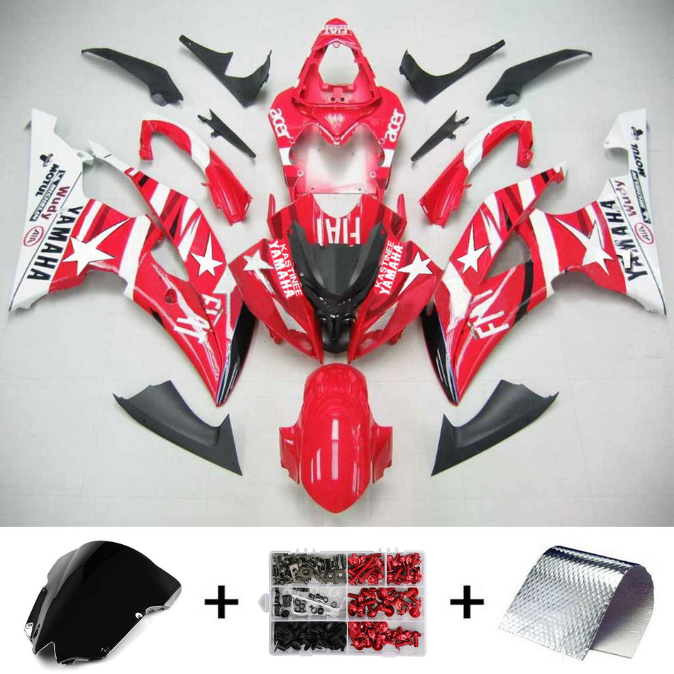2008-2016 ヤマハ YZF 600 R6 インジェクションフェアリングキット ボディワーク プラスチック ABS #104