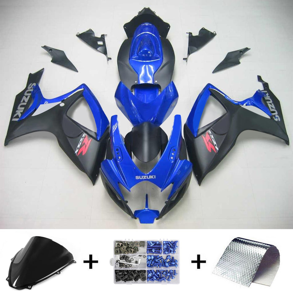 2006-2007 スズキ GSXR 600/750 K6 Amotopart インジェクションフェアリングキット ボディワーク プラスチック ABS #145