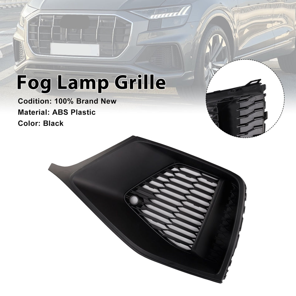 2018-2023 アウディ Q8 S-Line SQ8 左フロントバンパーグリルトリム 4M8807681A