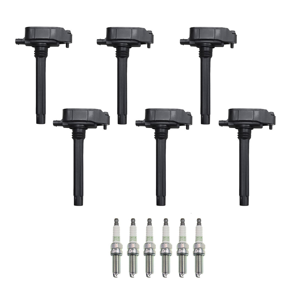 2020-2021 ジープ グラディエーター 3.6L 6個 イグニッションコイル+スパークプラグ UF807 0221504038 68223569AB