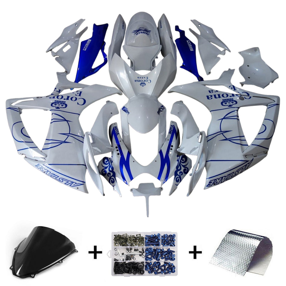 スズキ GSXR 600/750 2006-2007 K6 用 インジェクションフェアリングキット ボディワーク プラスチック ABS