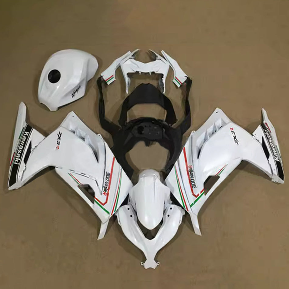 インジェクションフェアリングキット ボディワーク プラスチック ABS カワサキ EX300 Ninja300 2013-2024 に適合