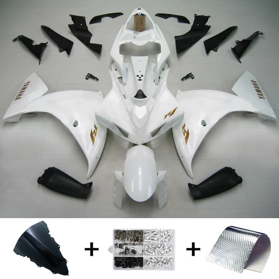 2012-2014 ヤマハ YZF 1000 R1 Amotopart インジェクションフェアリングキット ボディワーク プラスチック ABS #136