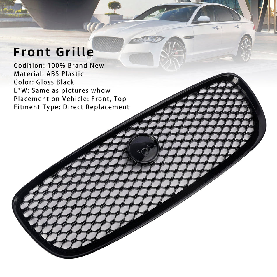 2016-2019 ジャガー XF XF-R スタイル フロントバンパーグリル グリル グロスブラック