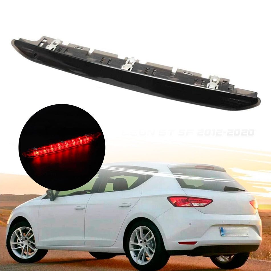 2011-2016 Seat Leon 5F ブラックレンズ ハイレベルブレーキ LED ライト リア 3rd ストップ