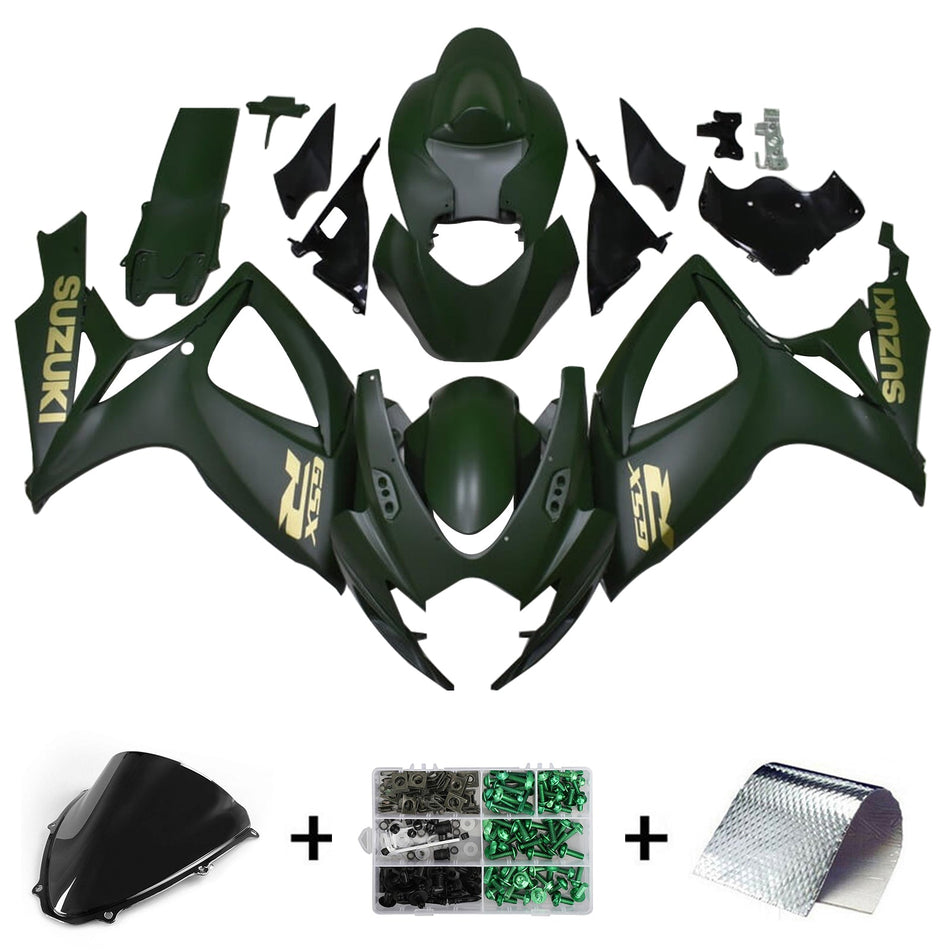 2006-2007 スズキ GSXR 600/750 K6 インジェクションフェアリングキット ボディワーク プラスチック ABS