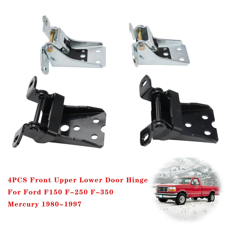 1980-1996 フォード F150 トラック 上部&amp;下部ドアヒンジ 4個 フロント上部下部ドアヒンジ 925-066