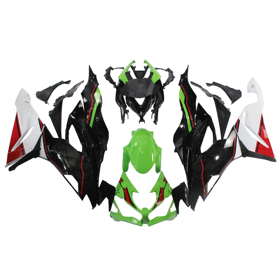 2019-2023 カワサキ ZX6R Amotopart インジェクションフェアリングキット ボディワーク プラスチック ABS #102
