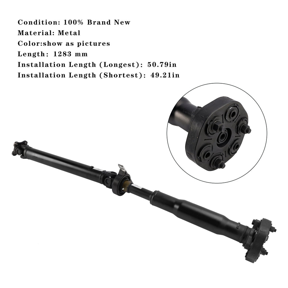 リアドライブシャフト プロペラシャフト 26107564740 1283mm BMW X3 E83 2006-2008用