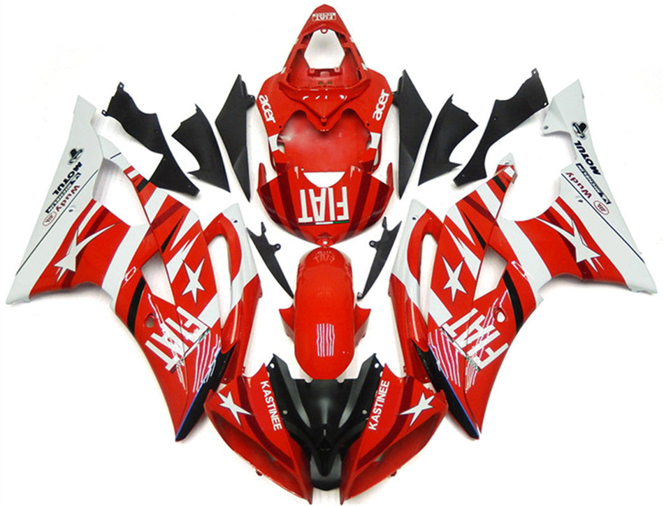 2008-2016 ヤマハ YZF 600 R6 インジェクションフェアリングキット ボディワーク プラスチック ABS #173