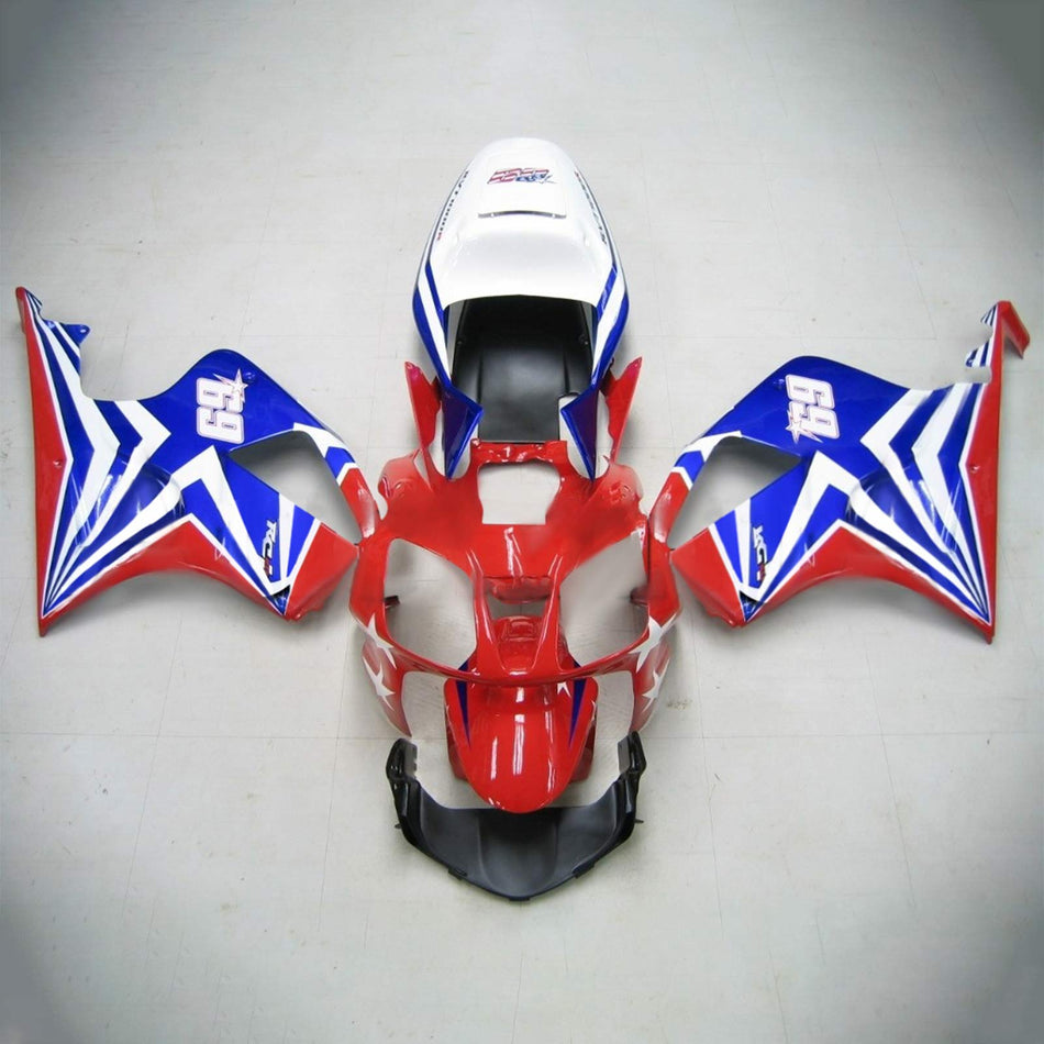 2000-2006 ホンダ VTR1000 RC51 Amotopart インジェクションフェアリングキット ボディワーク プラスチック ABS #101