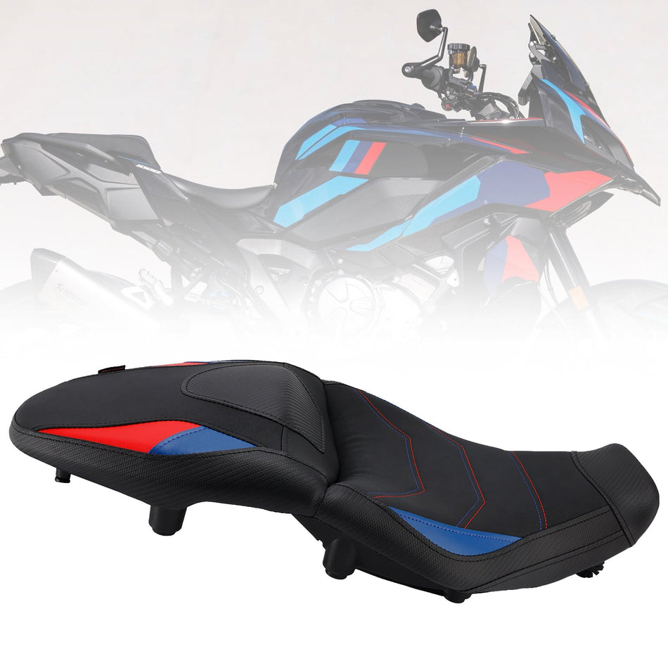 2020-2024 BMW S1000XR フロントリアドライバーパッセンジャーシート -20mm ブラック