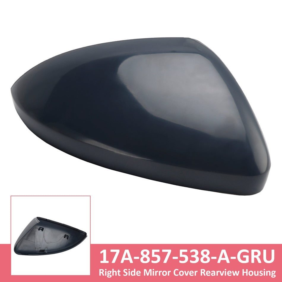 VW Jetta 2019-25 17A-857-538-A-GRU用 右サイドミラーカバー リアビューハウジング