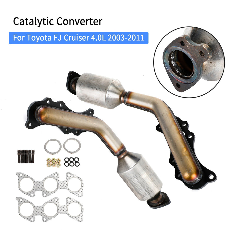 2003-2011 トヨタ FJ クルーザー/4ランナー/タコマ 4.0L ペア排気触媒コンバータ