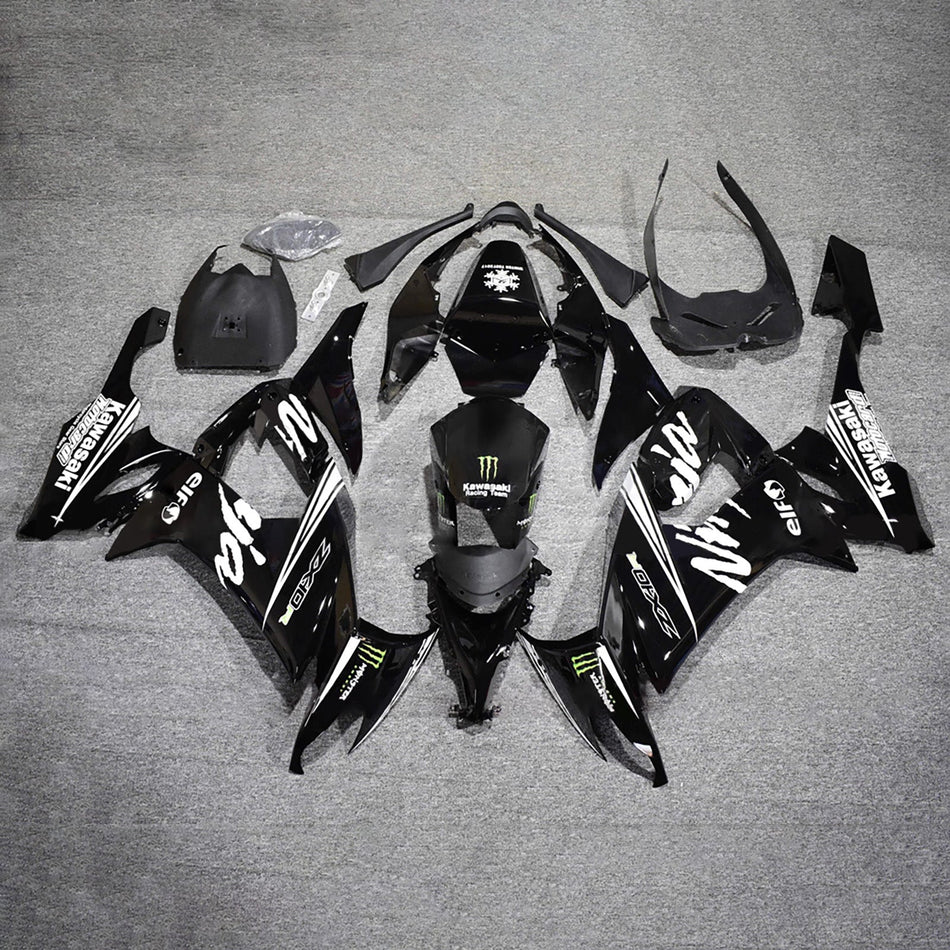 インジェクションフェアリングキット ボディワーク プラスチック ABS カワサキ ZX10R 2008-2010 に適合