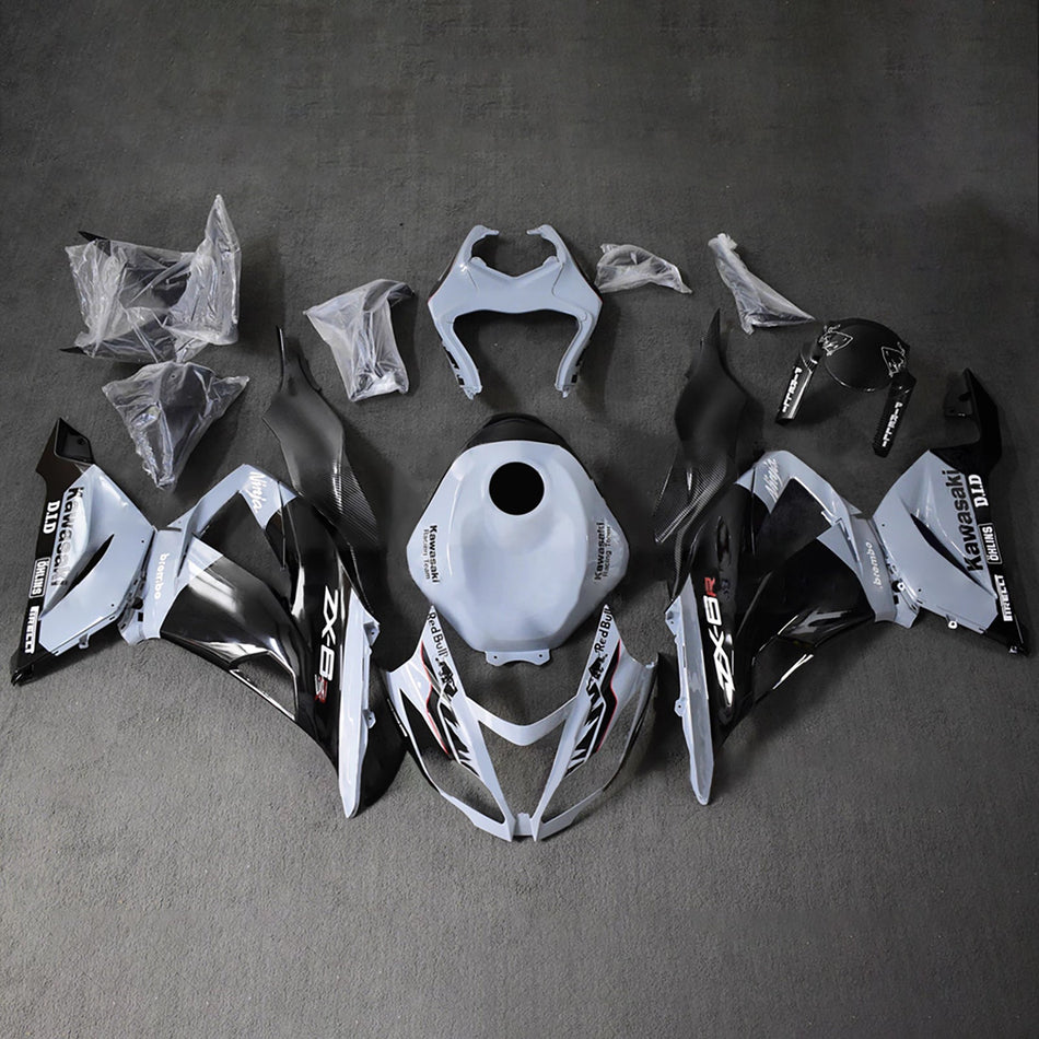 インジェクションフェアリングキット ボディワーク プラスチック ABS カワサキ ZX6R 636 2013-2018 に適合
