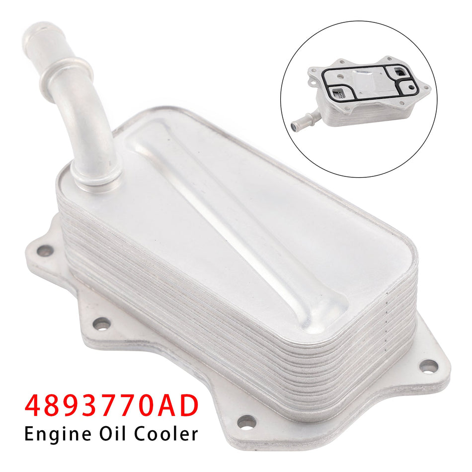 エンジンオイルクーラー 4893770AD ジープ グランドコマンダー チェロキー 2.0T 2019-2023用