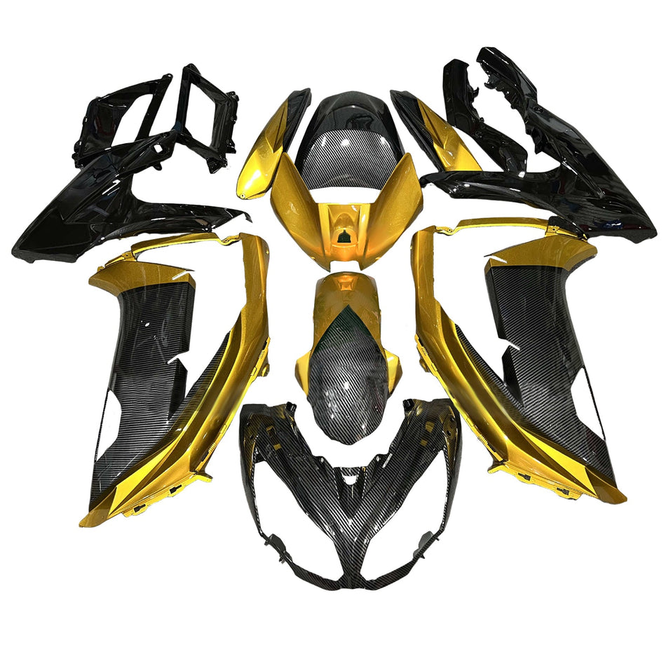 インジェクションフェアリングキット ボディワーク プラスチック ABS カワサキ ER-6F Ninja650 2012-2016 に適合