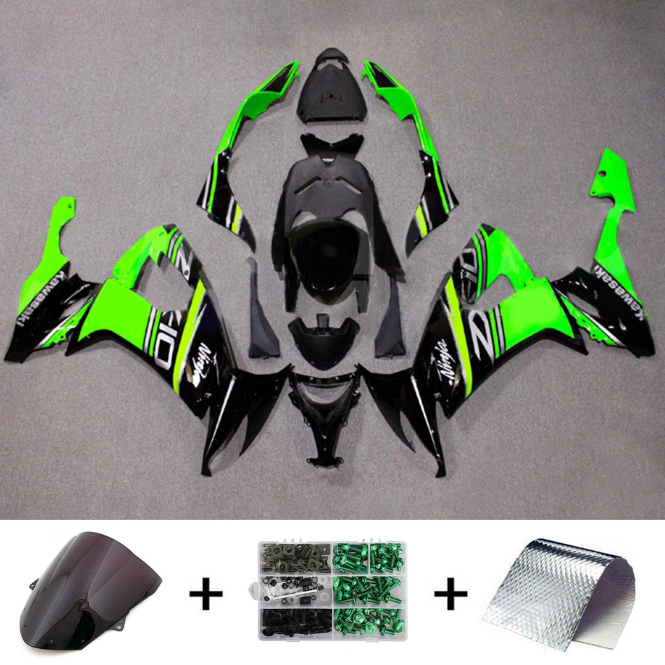 2008-2010 カワサキ ZX10R インジェクションフェアリングキット ボディワーク プラスチック ABS#128