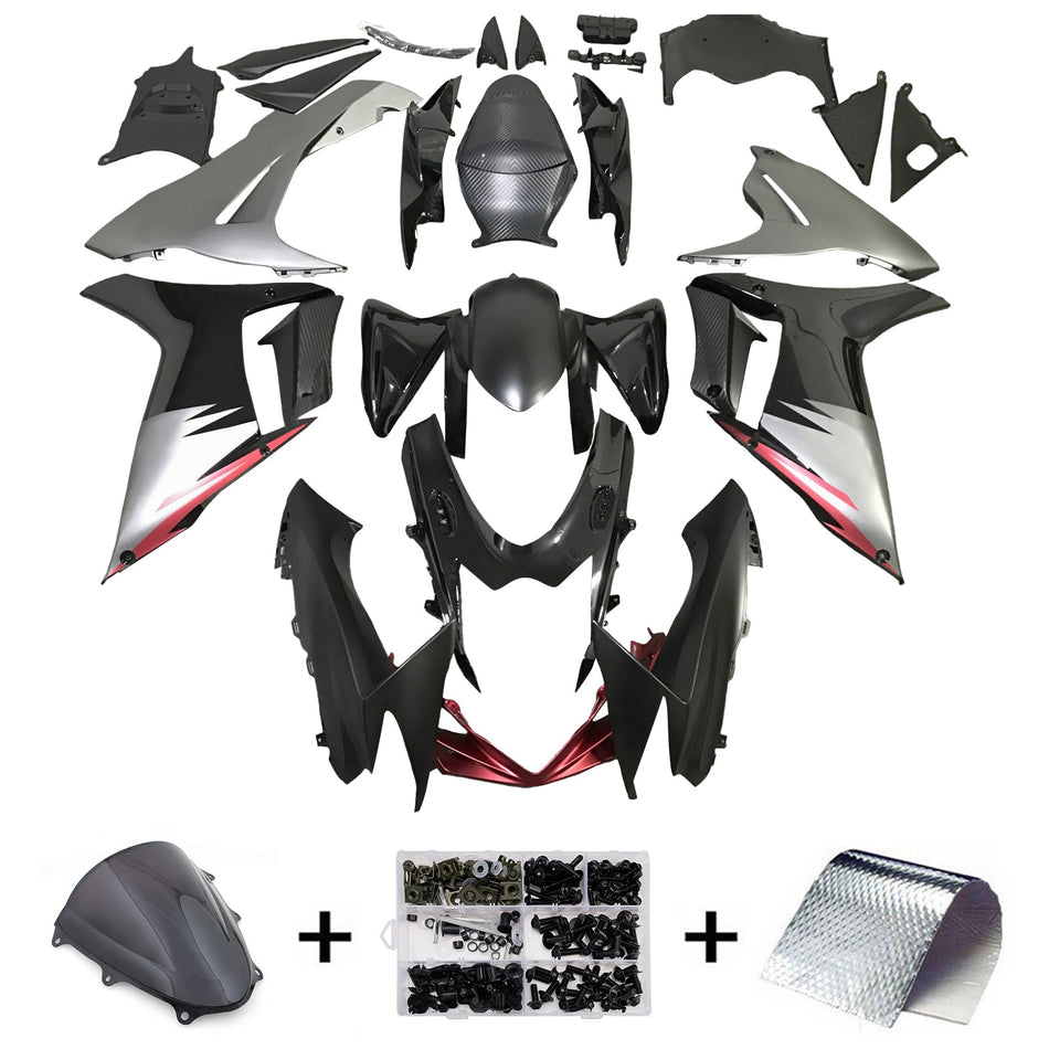 インジェクションフェアリングキット ボディワーク プラスチック ABS スズキ GSXR 600/750 2011-2025 K11用