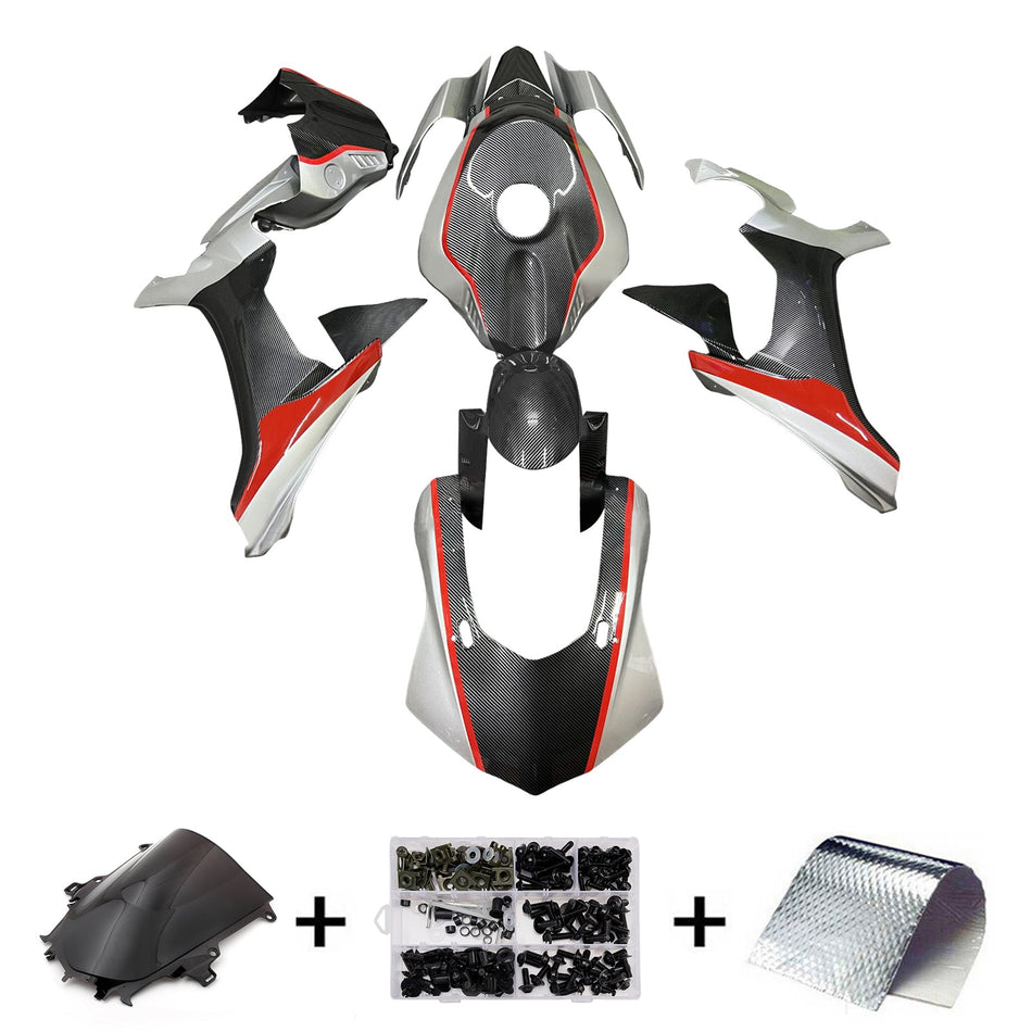 インジェクションフェアリングキット ボディワーク プラスチック ABS ヤマハ YZFR1 YZF-R1 2015-2019用
