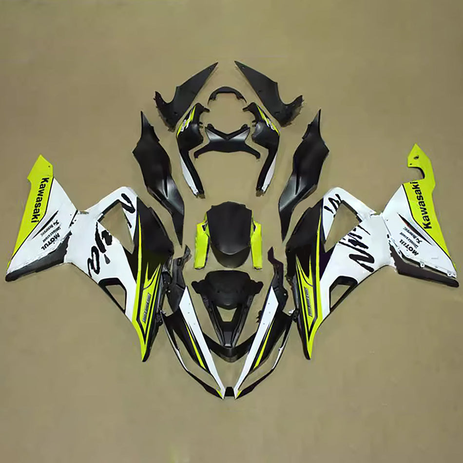 インジェクションフェアリングキット ボディワーク プラスチック ABS カワサキ ZX6R 636 2013-2018 に適合