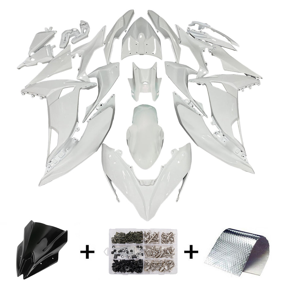 インジェクションフェアリングキット ボディワーク プラスチック ABS カワサキ ER-6F Ninja650R 2017-2019 に適合