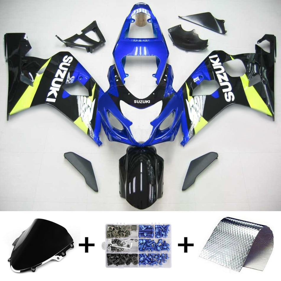 2004-2005 スズキ GSXR 600/750 K4 Amotopart インジェクションフェアリングキット ボディワーク プラスチック ABS #115