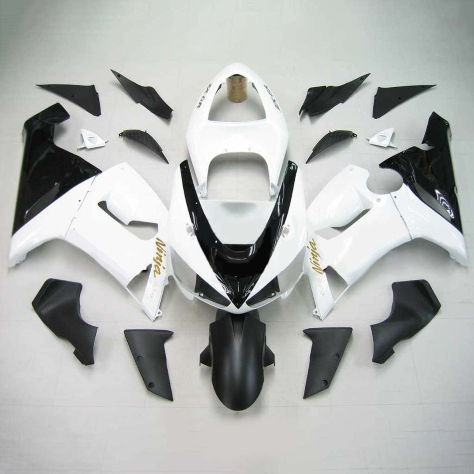 2005-2006 カワサキ ZX6R 636 Amotopart インジェクションフェアリングキット ボディワーク プラスチック ABS #137