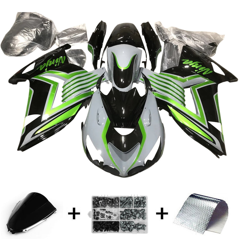 2012-2022 カワサキ ZX14R ZZR1400 インジェクションフェアリングキット ボディワーク