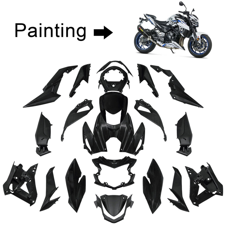 2017-2021 スズキ GSX-S 750 Amotopart インジェクションフェアリングキット ボディワーク プラスチック ABS #104