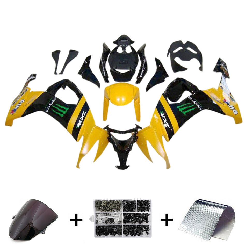 2008-2010 カワサキ ZX10R インジェクションフェアリングキット ボディワーク プラスチック ABS