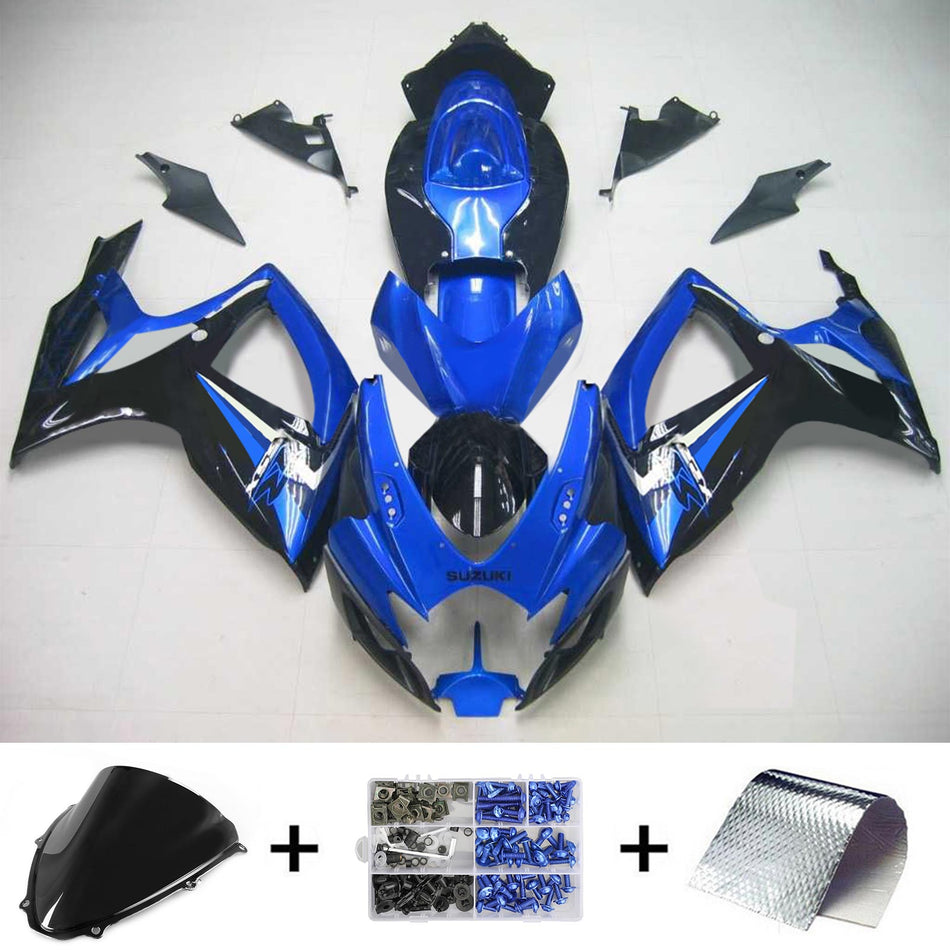 2006-2007 スズキ GSXR 600/750 K6 Amotopart インジェクションフェアリングキット ボディワーク プラスチック ABS #147