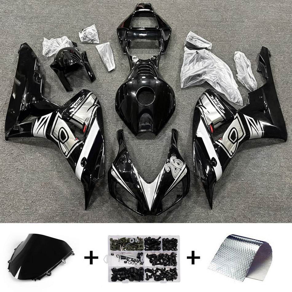 ホンダ CBR1000RR 2006-2007 用インジェクション フェアリングキット ボディワーク プラスチック ABS